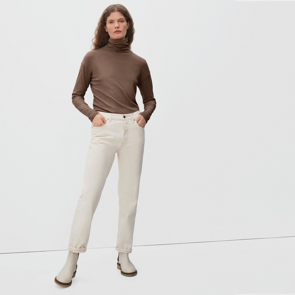 Everlane The Organic Cotton Tissue Turtleneck - Picture 1 of 4